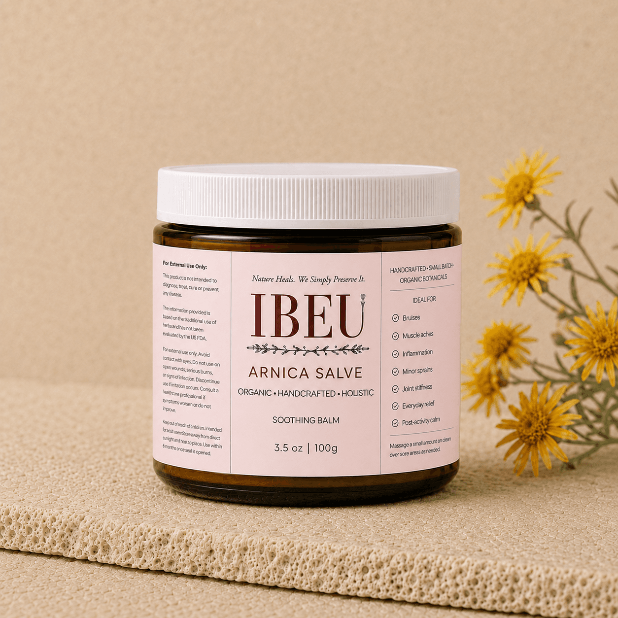 Arnica Salve — 3.5 oz / 100 g